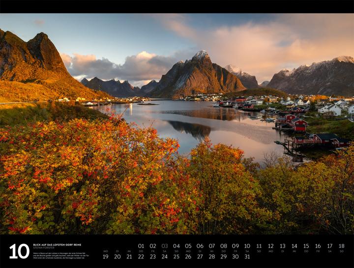 Produktbild Nordische Welten - Signature Kalender 2026 (66 x 50 cm, Deutsch)