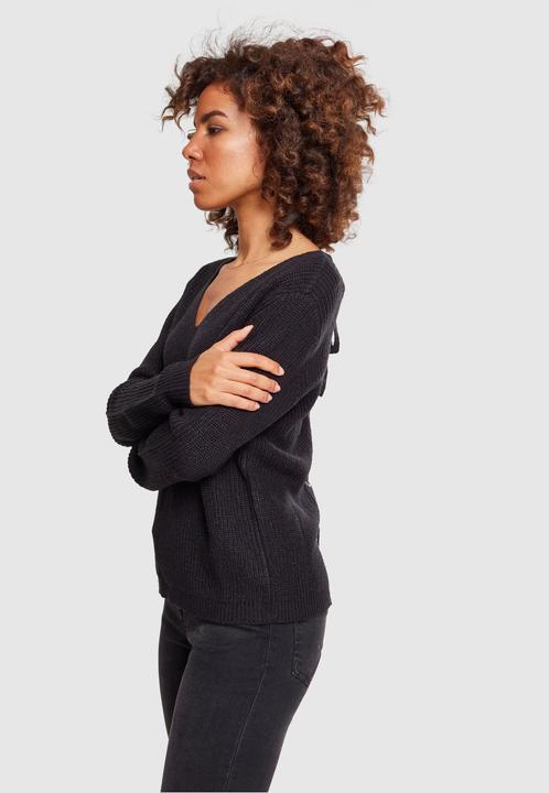 Actual product image Urban Classics Ladies Back Lace Up Sweater (M)