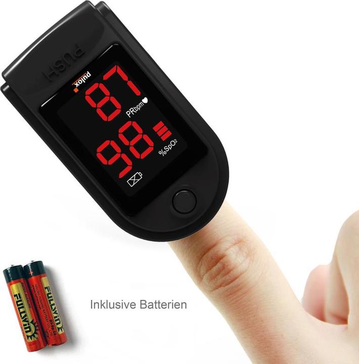 Produktbild Pulox Pulsoximeter PO-100 Solo in schwarz