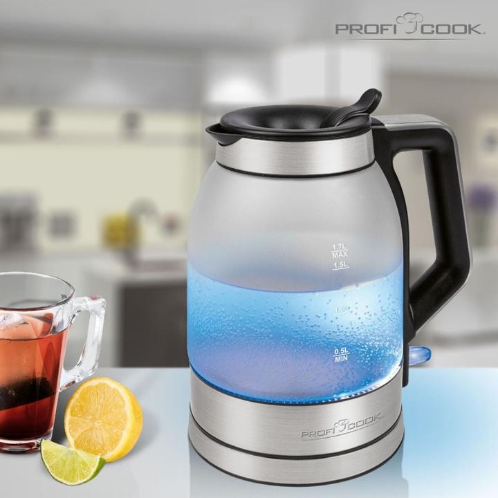 Actual product image Proficook PCWKS 1215 G Glass water boiler (1.70 l)