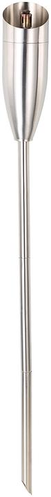 Image du produit Carlo Milano Torche de jardin en acier inoxydable "Eros", chambre de remplissage XXL, 650ml