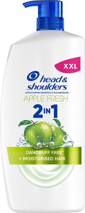 Head & Shoulders Anti-Schuppen Shampoo 2in1, apple fresh Shampoo (800 ml, Flüssiges Shampoo)