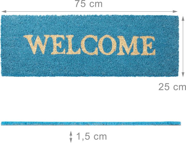Actual product image Relaxdays Doormat (75 x 25 x 1.5 cm)