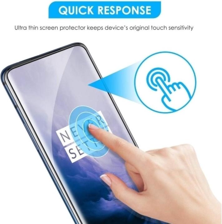 Actual product image Screenguard OnePlus 8 Full Screen Protective Glass Film 2.5D 9H (1 Piece, Oneplus 8)