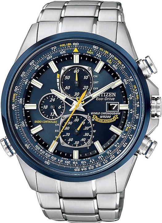 Actual product image Citizen Promaster Sky AT8020-54L Horloge - Staal - Zilverkleurig - 43 mm (Chronograph, Radio-controlled clock, Digital watch, Analogue wristwatch, 44 mm)