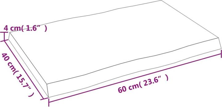 Actual product image VidaXL Chaim (60 x 40 x 4 cm)