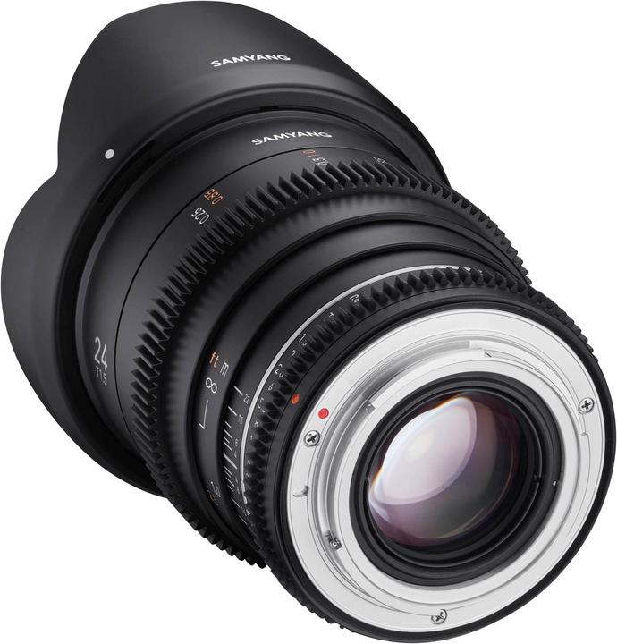 Image du produit Samyang MF 24mm T1,5 VDSLR MK2 Canon RF (Canon RF, Micro Four Thirds, APS-C / DX, Plein format)