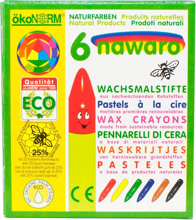 Actual product image ÖkoNorm Wax crayons (6 colours, 6 x)