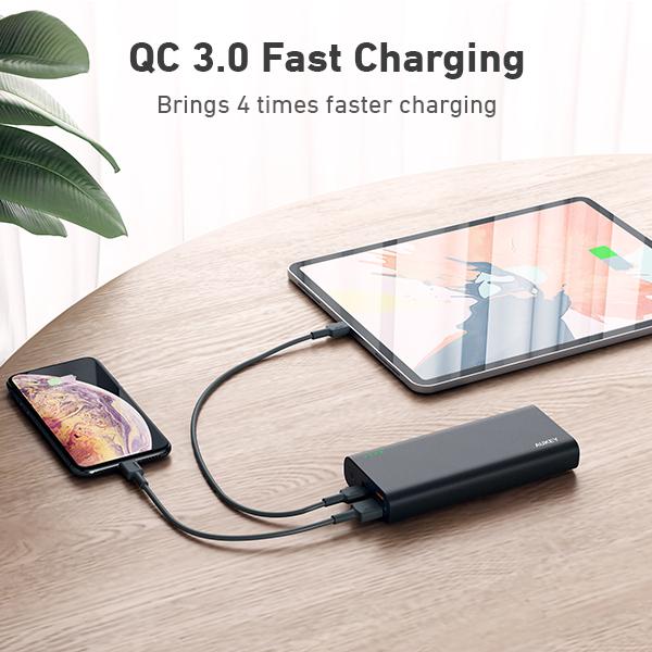 Immagine prodotto Aukey Powerbank PB-XD13 (20000 mAh, 18 W, 77 Wh)