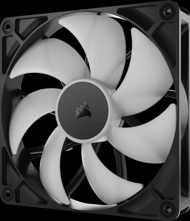 Actual product image Corsair RS ARGB PWM fan - 140 mm, black (140 mm, 1 x)