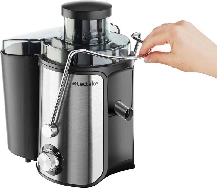 Image du produit tectake Extracteur de jus FRUFI en acier inoxydable à 2 vitesses, 600W
