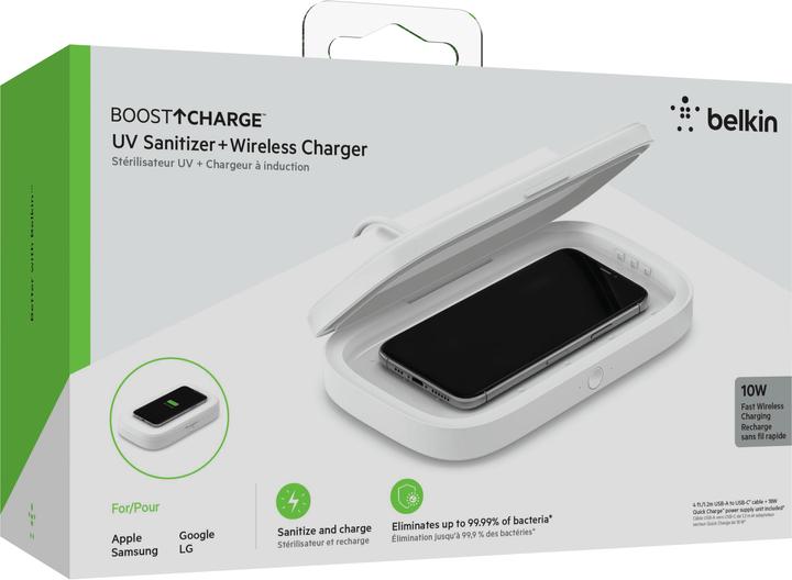 Produktbild Belkin UV Sanitizer mit Wireless Charging (10 W)