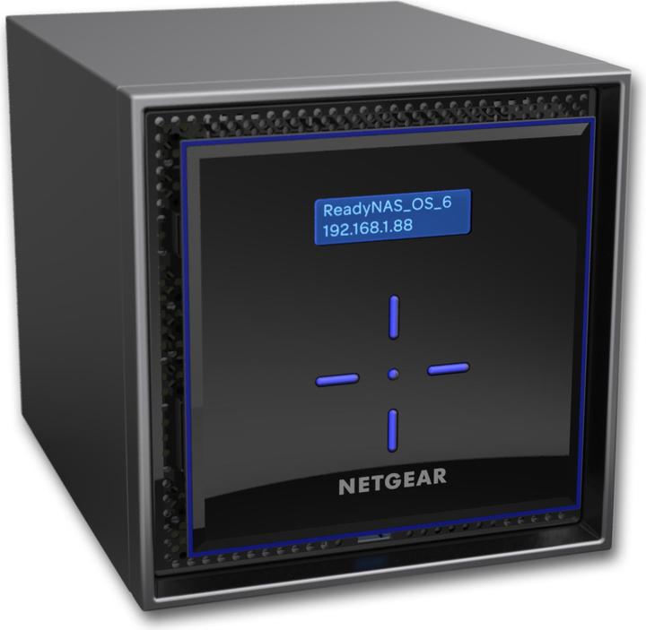 Actual product image Netgear ReadyNAS 424 4-bay Desktop 4x4TB Enterprise dual core Intel® C-3338 Atom server processor 2GB DDR... (4 x 4 TB)