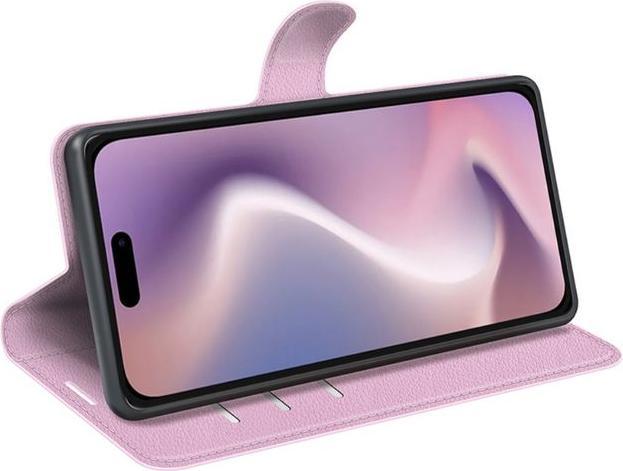 Actual product image MU Classic Litchi Leather Bookcover Series (Apple iPhone 16 Pro Max)