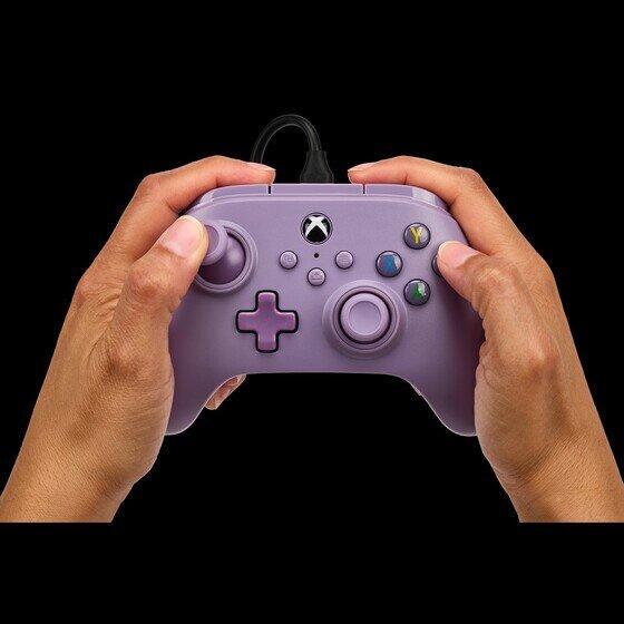 Actual product image PowerA Nano Enhanced Wired Controller for Xbox Series X|S - Lilac - Microsoft Xbox Series S (Xbox Series X, Xbox Series S, PC)
