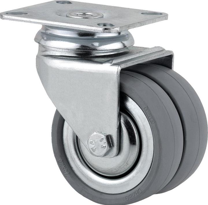 Actual product image Tente Double swivel castors