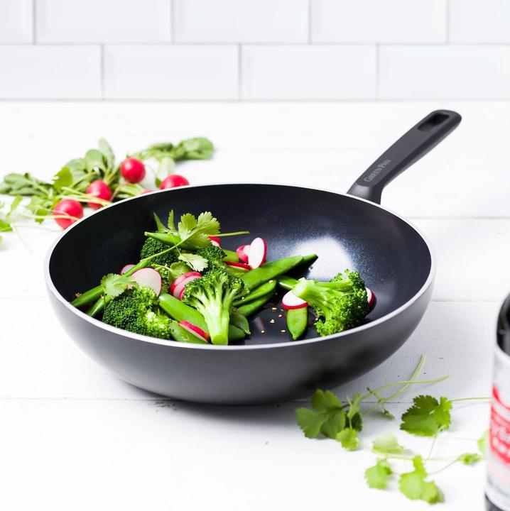 Image du produit Greenpan Poêle à wok 28cm (28 cm, Wok, Aluminium)