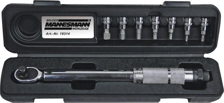 Actual product image Mannesmann Torque spanner set (1/4", 5 Nm, 25 Nm)
