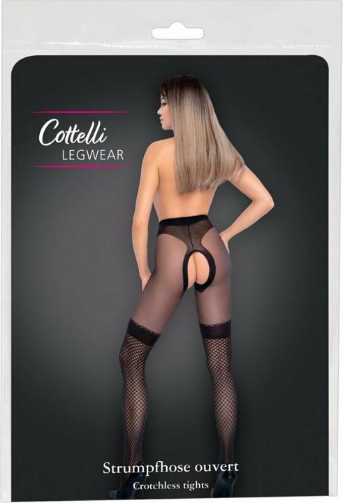 Produktbild Cottelli Collection Strumpfhose Overknee 3 (3)