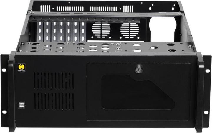 Immagine prodotto Netrack NP5104 Custodia per server microATX/ATX/eATX, 482*177*530 mm, 4U, rack 19