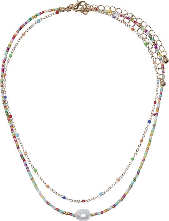 Only Collana con 2 perline (90% Plastica, 10% di ferro)