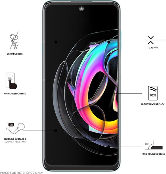 Actual product image Eiger Mountain Glass Clear (1 Piece, Motorola Edge 20 Lite)