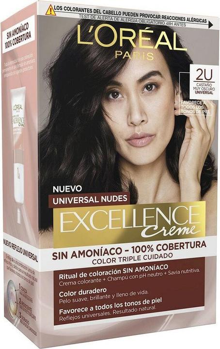 Produktbild L'Oréal Paris EXCELLENCE creme universal nudes tinte #2u-darkest brunette (#2u-darkest brunette)