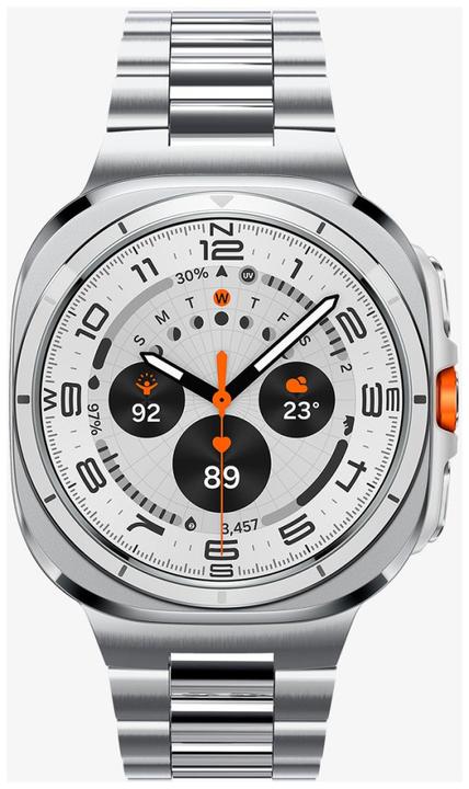 Actual product image Spigen Modern Fit Band Sam Galaxy Watch Ultra 47mm srebrny/silver AMP08823 (Stainless steel)