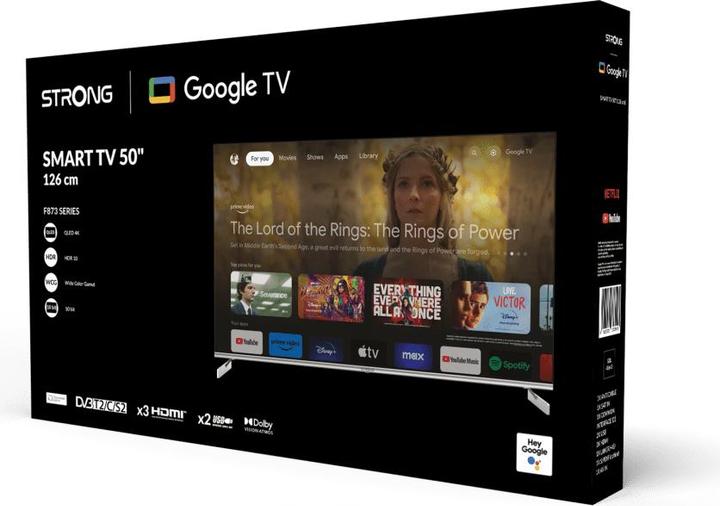 Image du produit Strong 50 pouces QLED Google TV sw (50", QLED, 4K)