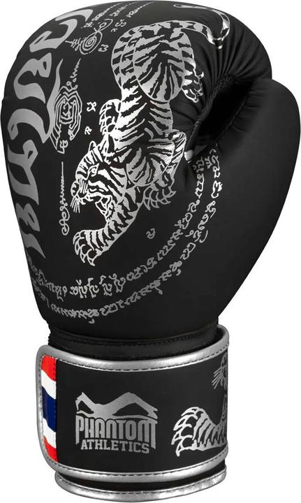 Image du produit Phantom Athletics Gants de boxe Muay Thai - Limited Silver Edition (12 OZ, Taille unique)