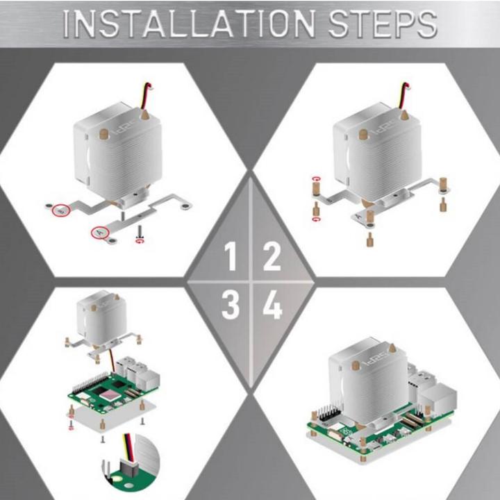 Produktbild DFRobot ICE Tower Kühler für Raspberry Pi 5
