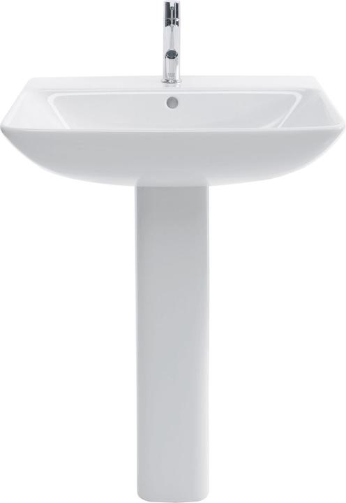 Produktbild Duravit Waschtisch ME by Starck m ÜL m HLB 650x490mm 1 Hahnloch weiss WG (490 mm, 650 mm)