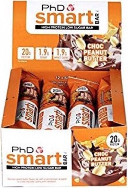 Actual product image PhD Nutrition PHD Smart (Chocolate, Peanut Butter, 12 pcs., 768 g)