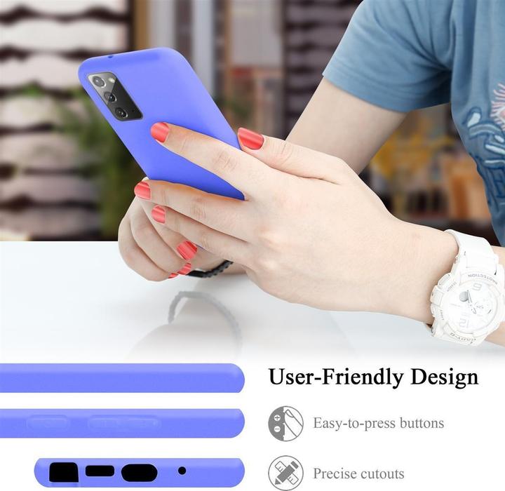 Immagine prodotto Cadorabo Copertura della cassa del silicone liquido TPU (Samsung Galaxy Note 20)