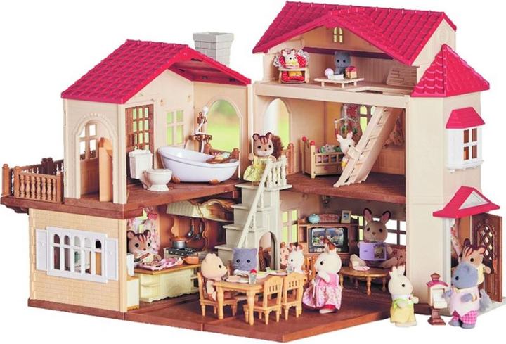 Epoch A country house with a red roof