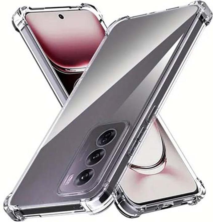 Actual product image Techsuit - Shockproof Clear Silicone - Oppo Reno12 Pro - Clear (Oppo Reno12)