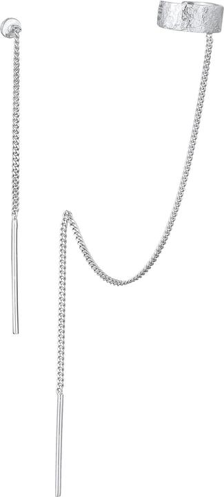 Image du produit Elli Boucles d'oreilles Earcuff avec chaîne Plaquettes de passe-partout 925 argent (Argent sterling 925)