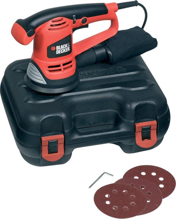 Image du produit Black & Decker Ponceuse orbitale aléatoire KA191EK (Ponceuse excentrique, 480 W)