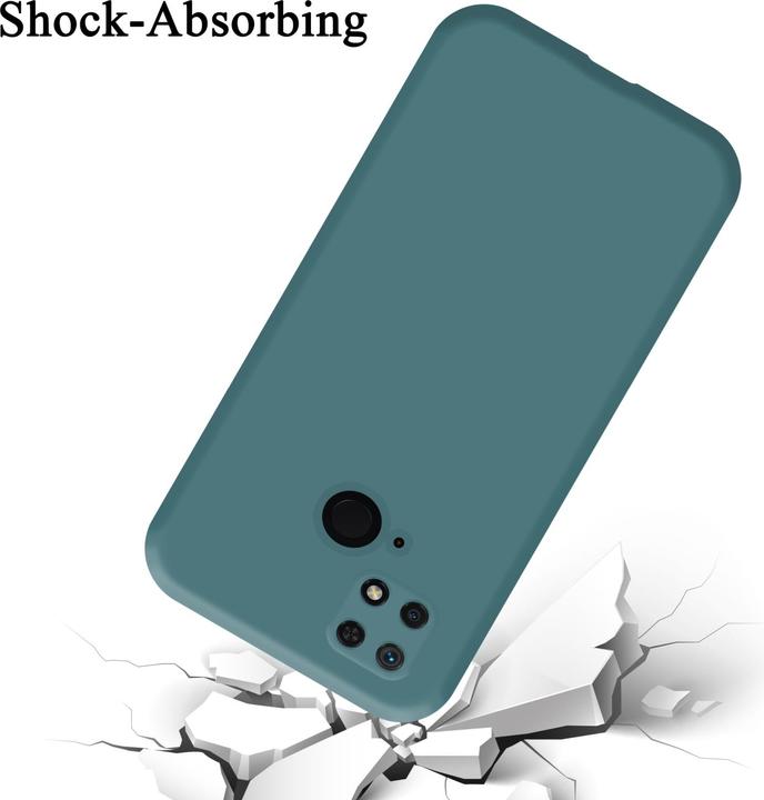 Actual product image Cadorabo TPU Liquid Silicone Case Cover for Xiaomi RedMi 10C / POCO C40 (Xiaomi Redmi 10C, Xiaomi Poco C40)