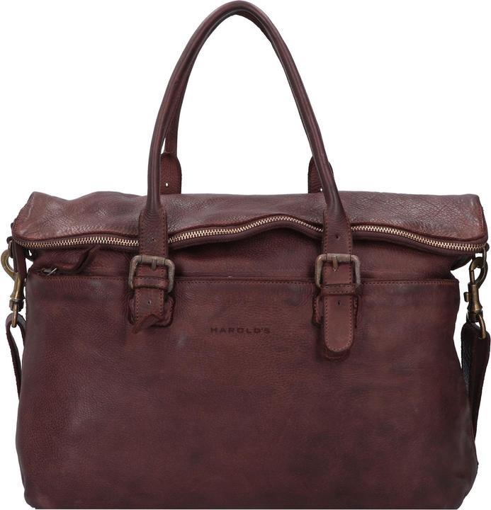 Harolds Submarine Aktentasche Leder 36 cm Laptopfach (8 l)