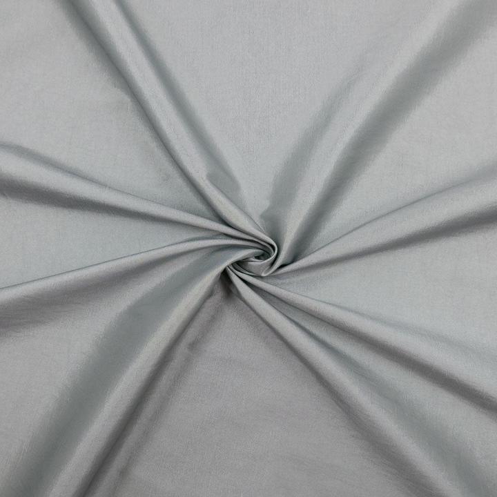 Actual product image Stoffrestposten Taffeta - Silver grey - Minimum sales quantity: 1 metre