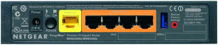 Actual product image Netgear Wnr3500l-100pes