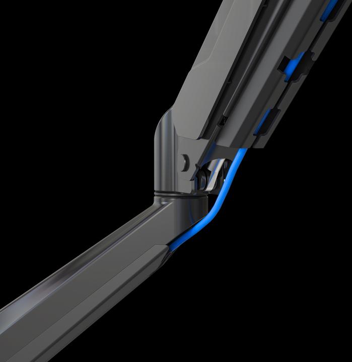 Produktbild Rockstable Prof. Single USB Schwarz (Tisch, 32")