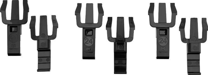 Image du produit Realwear MSA Full Brim Hard Hat Clips 3 paires HMT-1 Navigator 500 Series