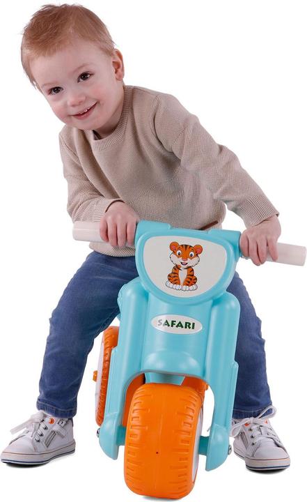 Actual product image Polesie Cavallino Safari Motor Blue wheel