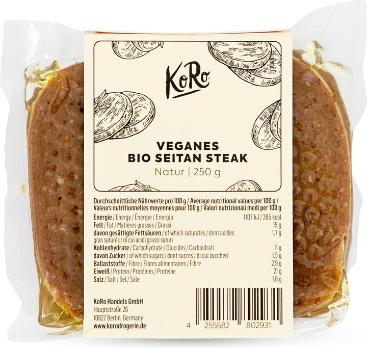 KoRo Alternative à la viande à base de gluten de blé (250 g)