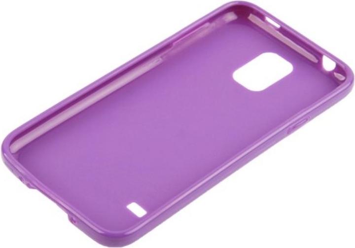 Produktbild König Design Schutzhülle TPU Case für Handy Samsung Galaxy S5 / S5 Neo Lila / Violett (Samsung Galaxy S5, Samsung Galaxy S5 Neo)