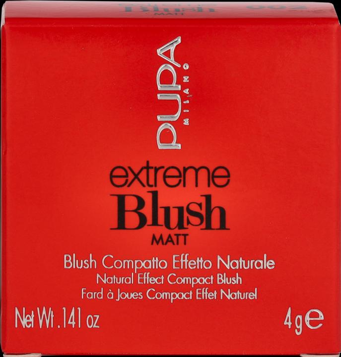 Actual product image Pupa Milano Pupa - Extreme Blush Matt 001 Romantic Pink 4 g 002 Pop Brown (002 Pop Brown)