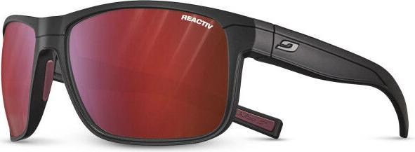Julbo Renegade Reactiv 0-3 (Dark Red Mat, Black, Reactiv 0-3 Hi.Contr.Trans. Red Flash)