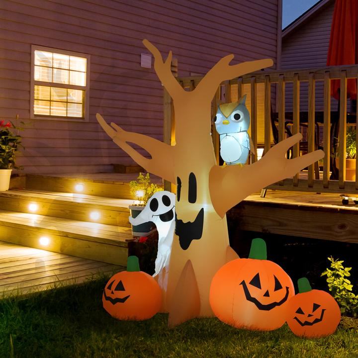 Image du produit Homcom Arbre hanté d'Halloween avec éclairage